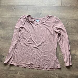 Women's Mauve Long Sleeve Top